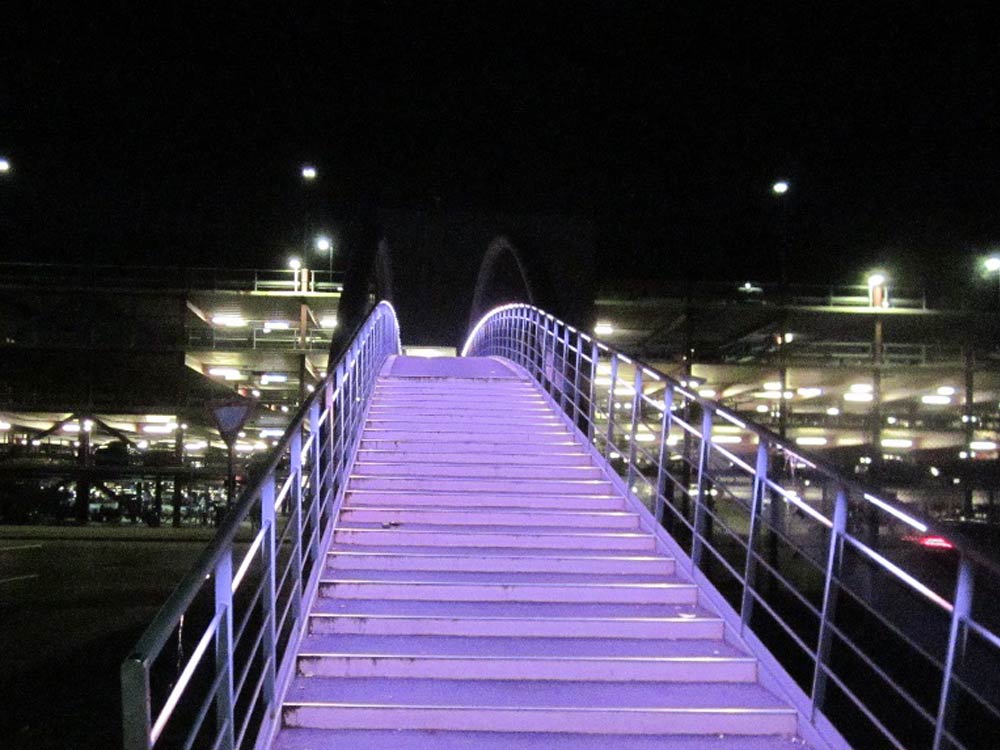 Illumination Fußgänger-Brücke