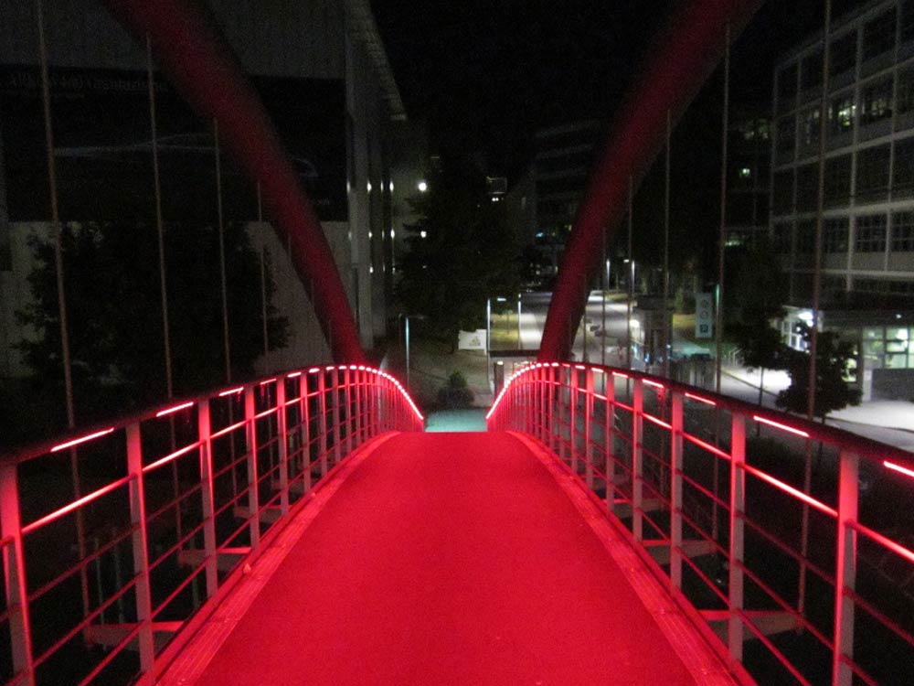 Illumination Fußgänger-Brücke